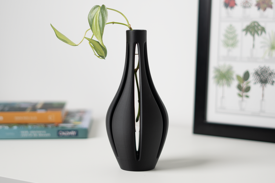 Hydra Propagation Vase – 3D Printed Minimalist Propagation Tube Holder